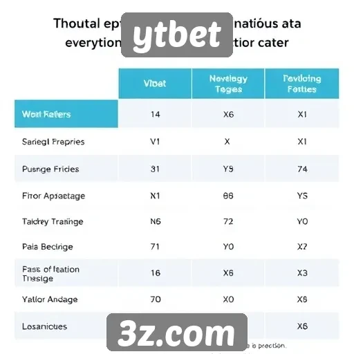 Comparativo entre ytbet e concorrentes do setor